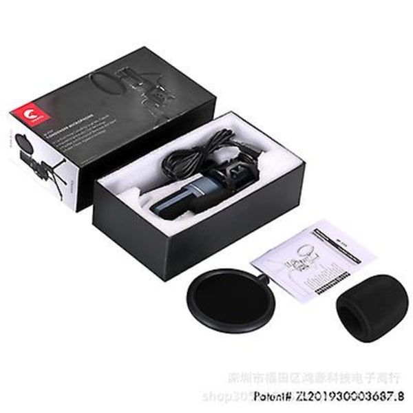 USB Mikrofon Dator Kondensator PC Gaming Mic