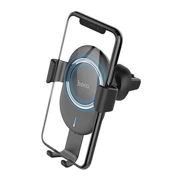 Hoco cw17 qi trådløs 10w hurtigoplader garvity auto lock bilholder