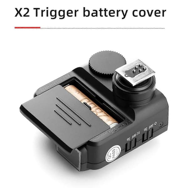 Batterideksel Erstatning for X2T/CTR16/XPro Triggere Sender Mottaker Batterideksel Erstatningstilbehør X2