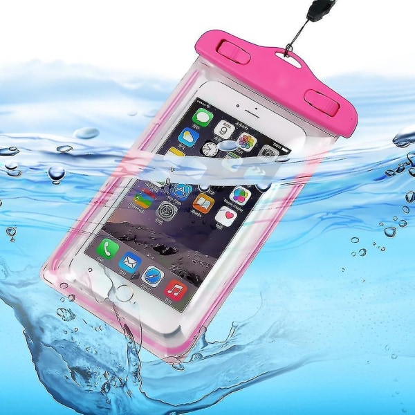 Samsung Galaxy A01 (rosa) Vattentät Touchscreen Dry Bag Phone case Cover