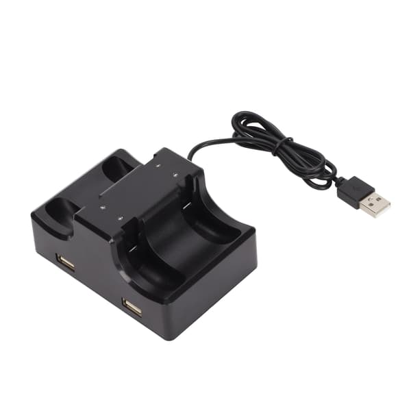 [LCS] Ladestation til Switch Joycon 4 i 1 opladningsdockingstation til Joycon med LED-indikator