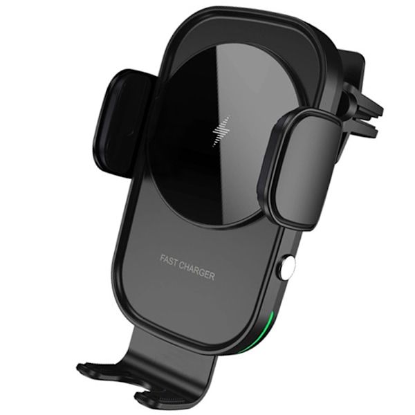 15W Rask Trådløs Billader med Ladefunksjon, Automatisk Induksjonsmotor, Qi Ladestasjon, for iPhone Samsung Huawei LG etc.