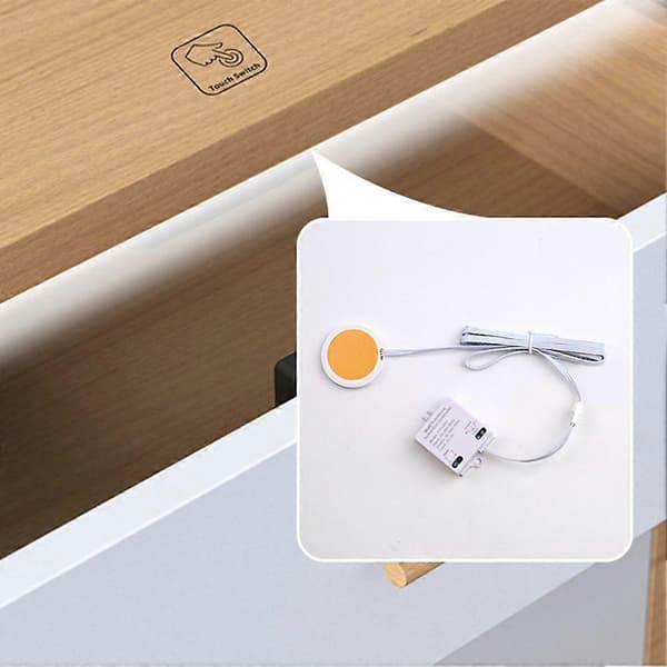 85V-265V AC LED Touch Switch, för dold skåpinstallation, kan penetrera 40MM tjockt trä