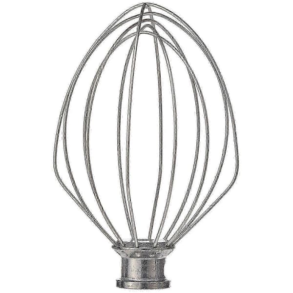 KitchenAid 5QT 5K5SS 5KPM5 5 Quart -yleiskoneen lankavispilä, varaosa silver