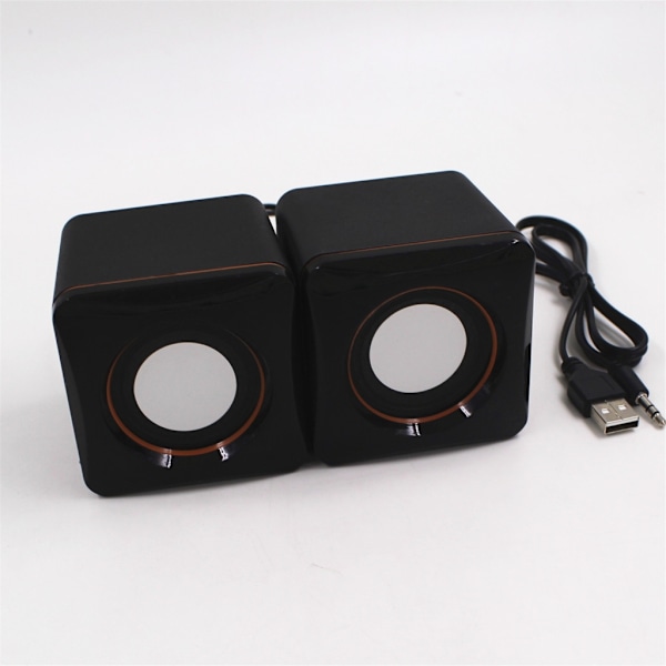 101Z Mini USB Datorhögtalare Set Små Musikhögtalare Externa Högtalare för Dator Laptop Underhållning