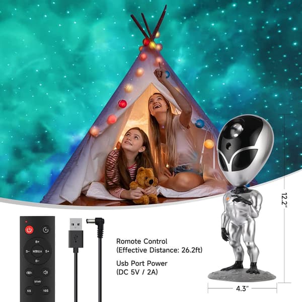 [LCS]Aliensun Star Projector, Streamlet Galaxy Projector with Ali, ZQKLA
