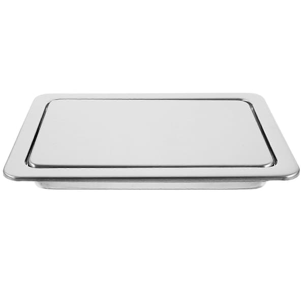 Lättskött skräplock för bänkskivor och skåp Silver 23.00X16.50X3.30CM