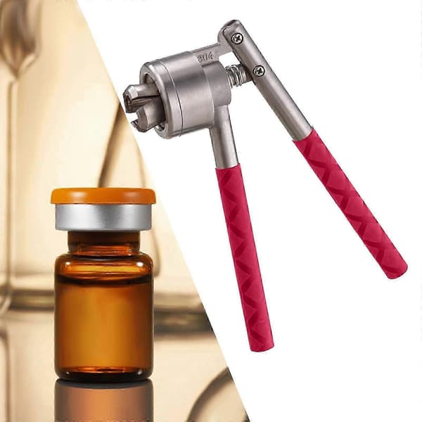 [LCS]Vial Crimper, flaskekapselmaskin, flaskekrymping, multifunksjon for parfymeflasker 20A