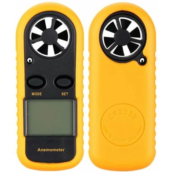 [LCS]Digital anemometer Anemometern kan mäta vindhastighet och temperatur utan batteridrift