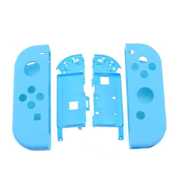 Yuxi plast venstre høyre hus skall deksel erstatning for Nintendo Switch NS NX Joy Con JoyCon kontroller beskyttelsesetui Light blue