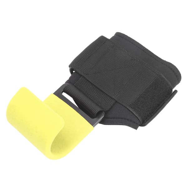 [LCS]Sport Tyngdlyftning Pull Up Hook Gym Styrketräning Styrkelyft Armband Bälte WrapGul Krok 0.3