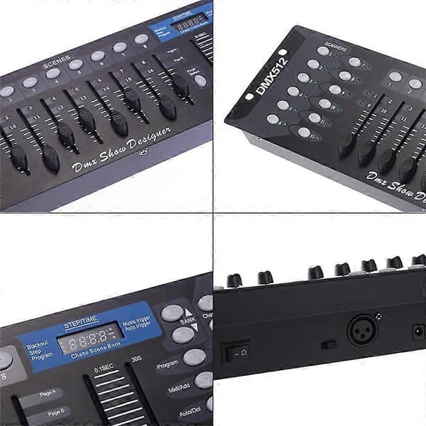 [LCS]192 Controller Scenelys DJ Udstyr Konsol EU Stik Black