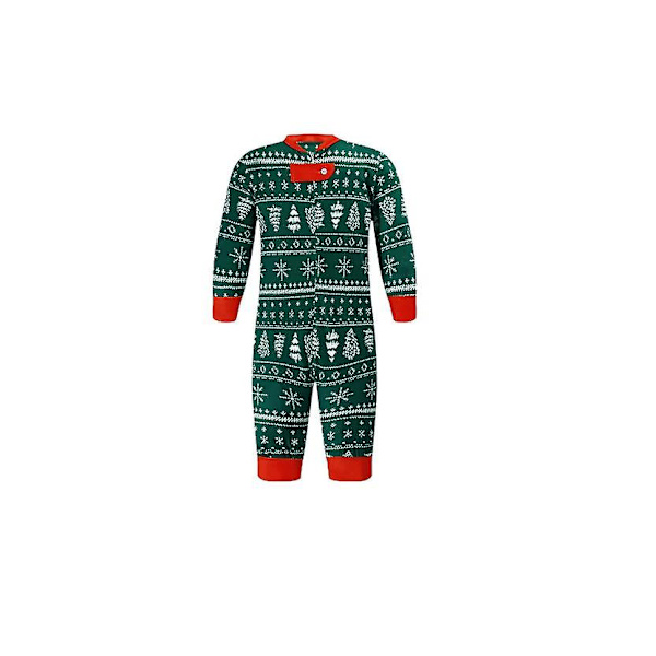 Jul Familj Julgran Tryck Pyjamas Matchande Set Toddler 12M
