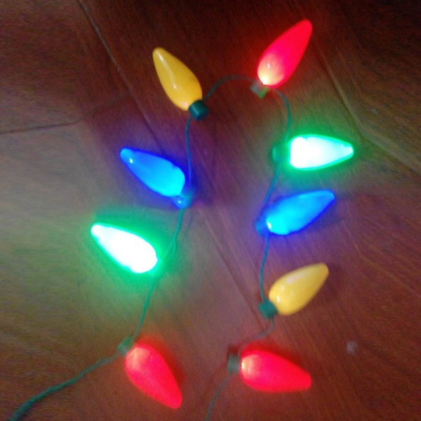 Festival Halsband LED Ljus Plast Ficklampa Lysande Julgransfest Glödlamp Halsband För Vuxna