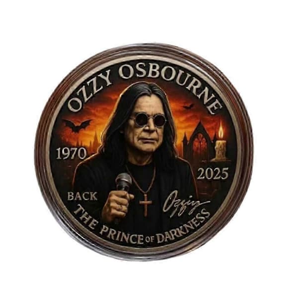 Ozzy Osbourne Avsked Minnesmynt - Rocklegend Hyllningssamlarobjekt A