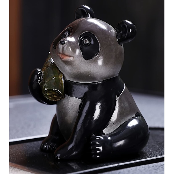 Eksklusivt håndlaget fargeskiftende tekanne - Panda Design - Perfekt tilbehør til te-entusiaster