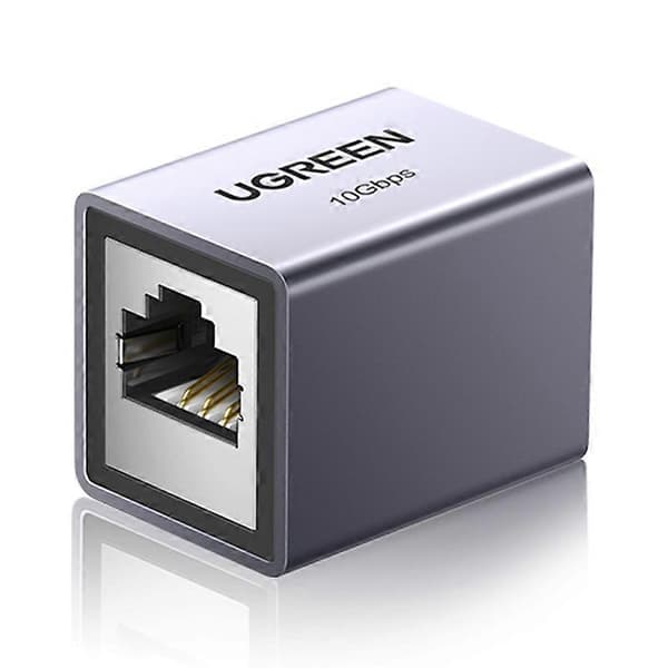[LCS]UGREEN Cat8 Cat7 Cat6 Ethernet-kabeladapter Aluminiumlegering RJ45-stik 10 Gbps netværksforlænger