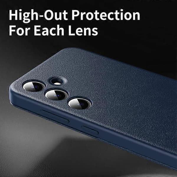 [LCS] För Samsung Galaxy S23 Ultra 5G Smart View Window Läderfodral med kortplats Blue