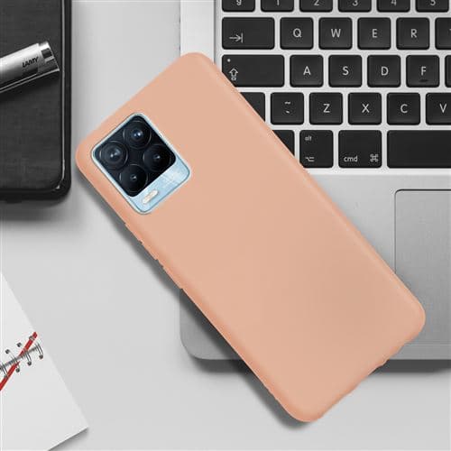 [LCS] Cover til Realme 8 Pro / 8 Fleksibel Stødsikker Mat Finish Pink