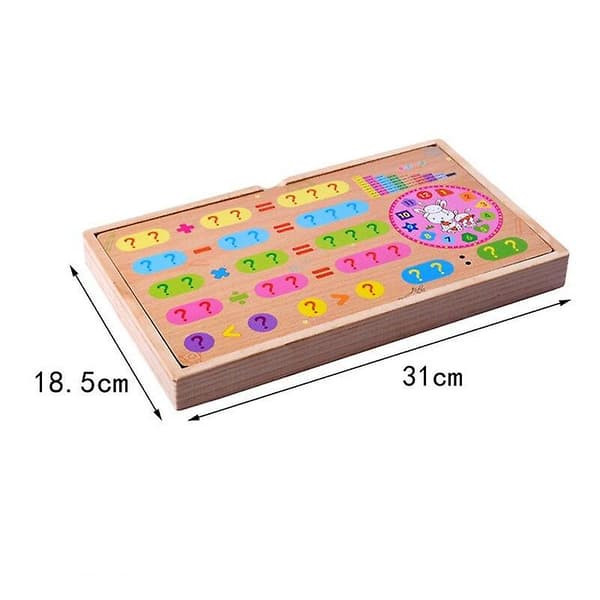 [LCS] Tre Barn Matte Puslespill Tre Barn Magnetisk Multifunksjon Digital Aritmetikk|Matte Leker