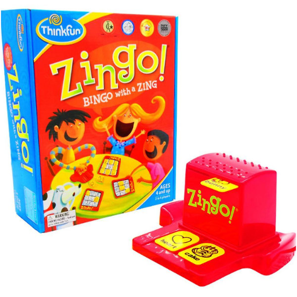 Thinkfun Zingo Bingo Prisbelönt förskolespel för förläsare och tidiga läsare Style1