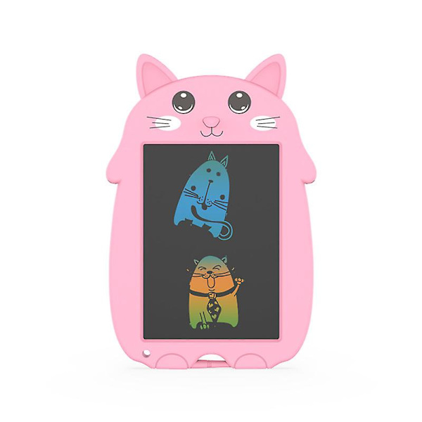 LCD-kirjoitustaulu, 8,5 tuuman piirustustaulu lasten taulut piirustelulauta Pink Kitten