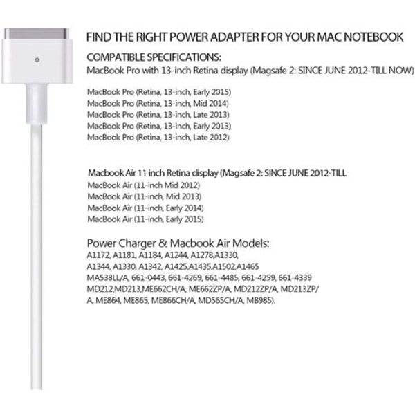 NY POW Macbook Lader 60 Watt T Type Ladekabel Macbook