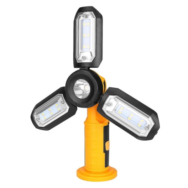 Foldbar Lanterne Lommelygte Bærbar Vedligeholdelseslampe LED Arbejdslampe Nødlampe