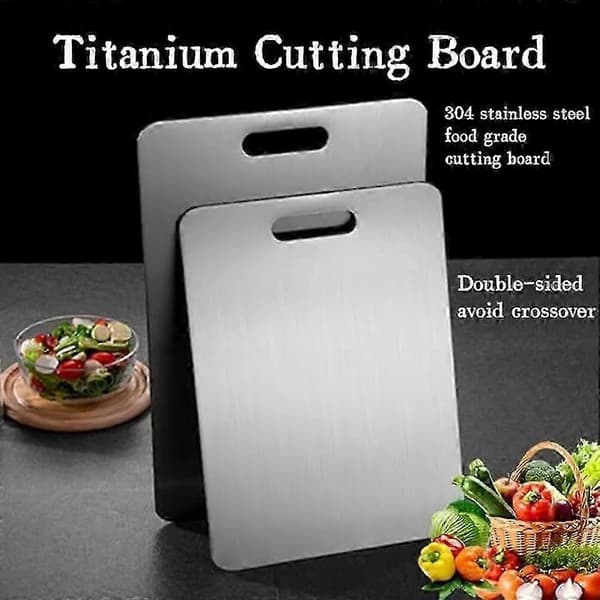 Titanium Cutting Board, Double-Sided Titanium Cutting Board for the Kitchen 24x15