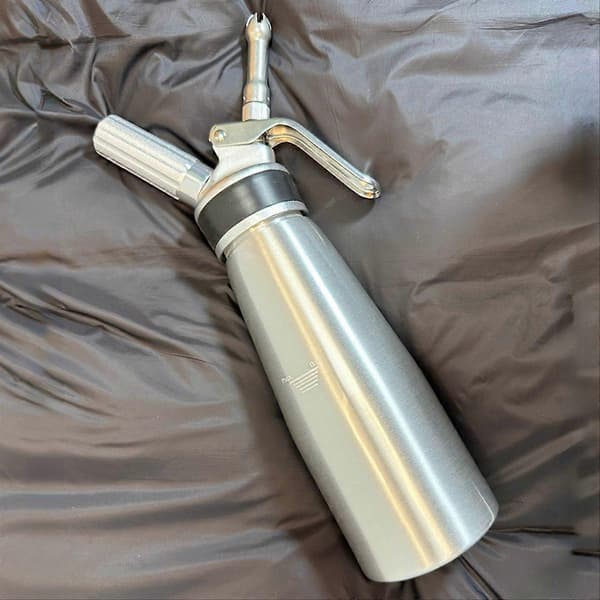 500 ml kremdispenser i rustfritt stål, rustfritt stål