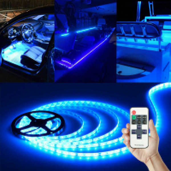 Blå LED Strip Ljus