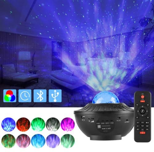 [LCS] Tähtiprojektori, MEROUS, LED, USB, bluetooth-musiikkikuvio valo