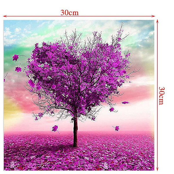 Love Tree Timanttimaalaus Täysi Porakone Kirjonta Ristipisto Taideaskartelusarjat