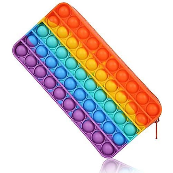Fidget blyant pennal pop boble silikon pennal