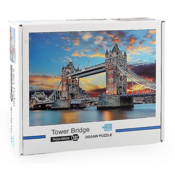 1000 bitar pussel för vuxna barn - Tower Bridge pussel 1000 leksaker