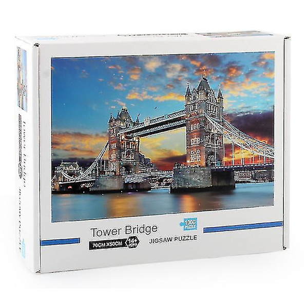 1000-bitars pussel för vuxna barn - Tower Bridge pussel 1000 DIY-leksaker