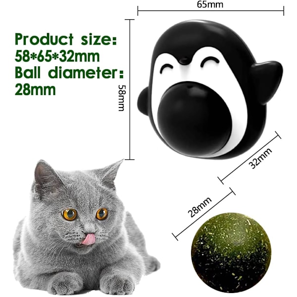 Kattmynta Boll Kattleksak Kattmynta Boll Inomhusleksaker för Lek med Katter