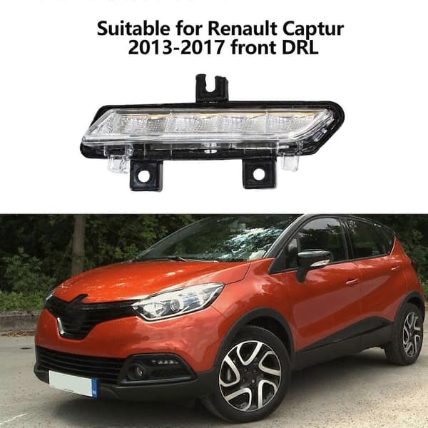 For Renault Captur 2013-2017 DRL kjørelys høyre foran