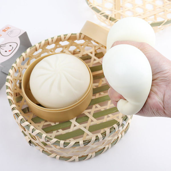 Simulaatio Iso Pulla Hitaasti Palautuva Aikuisten Puristelu Lelu green steamed stuffed bun