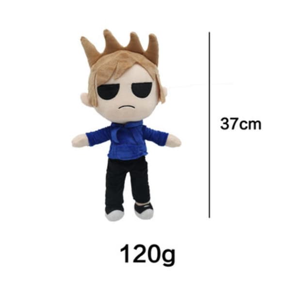 Eddsworld Pehmolelu, Edd Tord Matt Tom Täytetty Lelu Blue