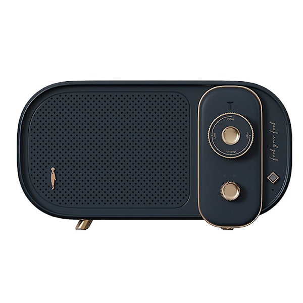 Retro Bluetooth Højttaler Bærbar Trådløs Bluetooth Højttaler Mini Højttaler Bil Audio Blue