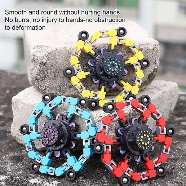 [LCS]Twisted And DeKompatibel medmed Robot Funny Fidgets Spinner Sensorisk Leksak Red