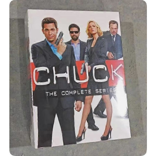 [LCS]Chuck: The Complete Series sæson 1-5 (DVD, 2012, 23-disk sæt) engelsk version