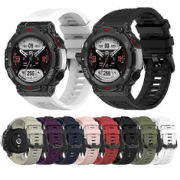 [LCS]AMAZFIT T-Rex 2 Silikonrem Offisiell Erstatning med Verktøy Pink