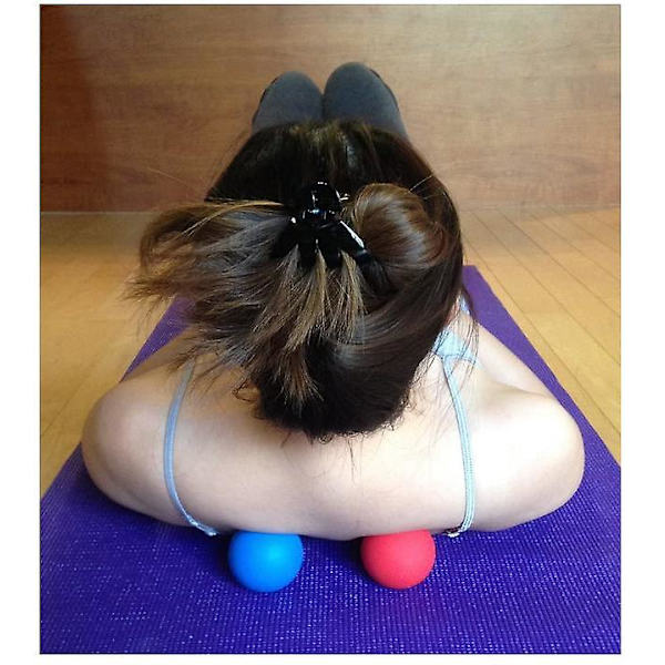 Yoga Terapi Silikon Fasciaboll Muskelavslappning PURPLE