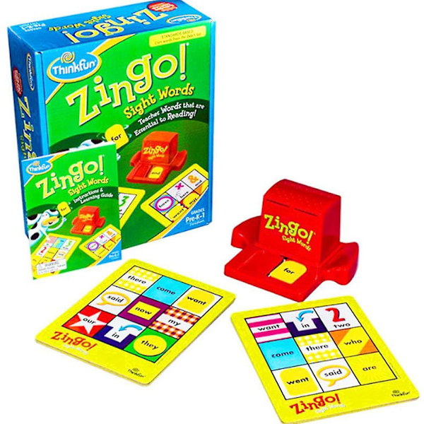 Thinkfun Zingo Bingo Palkittu esikoulupeli lukemaan opetteleville ja varhaisille lukijoille Style3