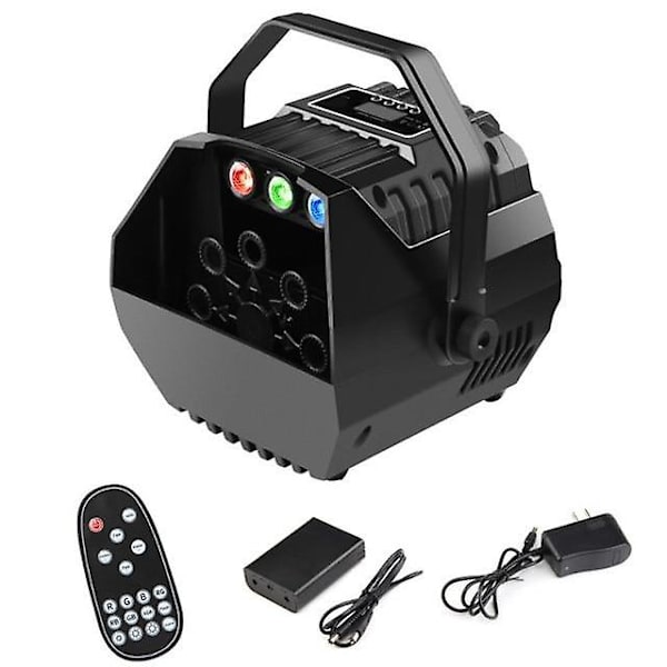 LED Mini Boblemaskin Sceneeffekt Boblemaskin Bryllupsscene Romantisk Bobledekorasjon
