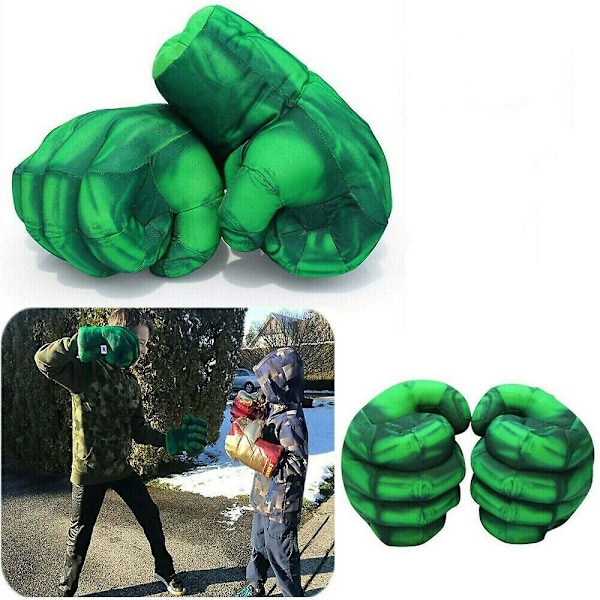 Hulk Smash Händer Cosplay Handskar Knuten Näve Barnleksak Present