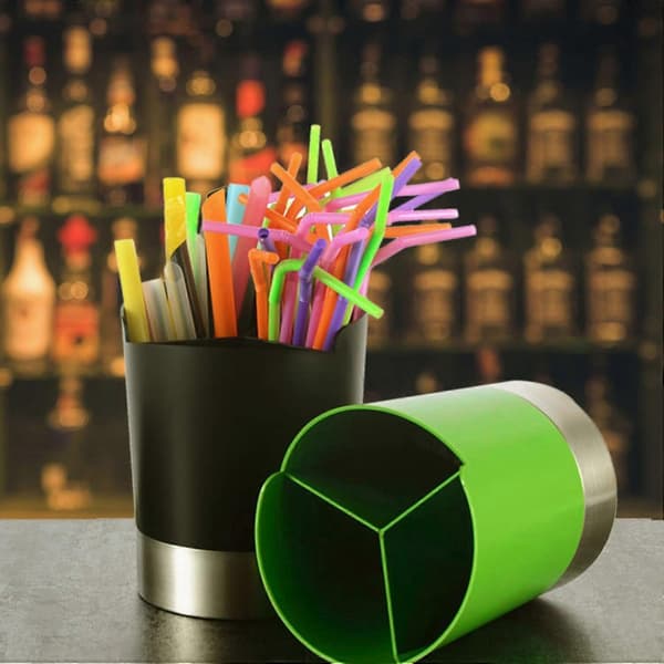 [LCS] Premium Material Dispenser, Coffee Stirrer, Stable Base, for Home, Restaurant, Bar, Dish Rack, Dish Rack (A, One Size) - Green