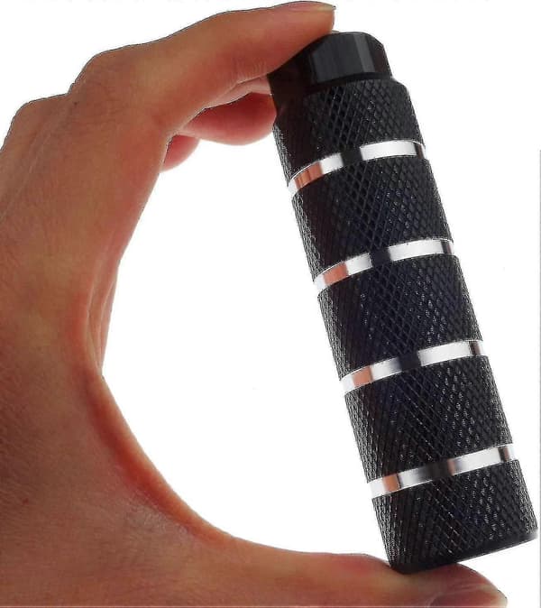 [LCS] Par aluminiumslegering cykelpinde bageste stuntpinde passer til 3/8 tommer aksler, sort black